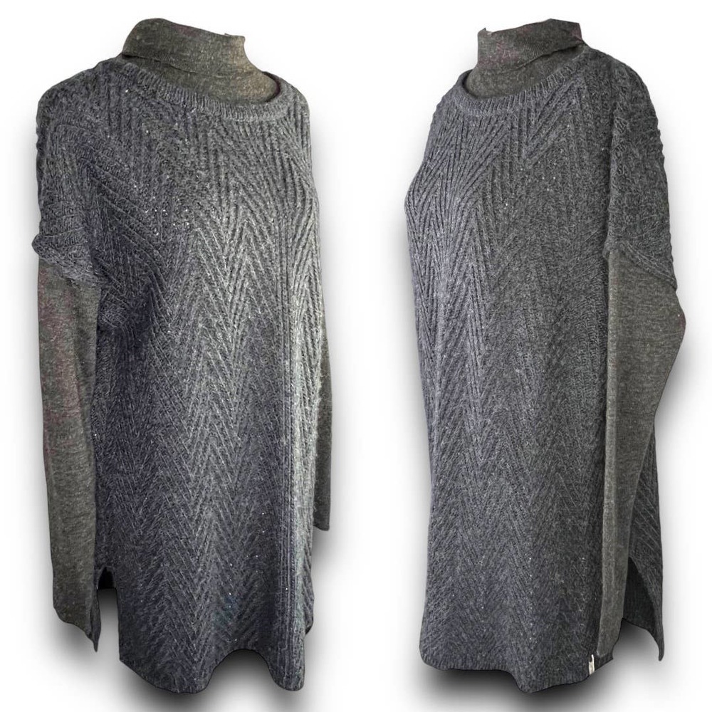 Woolrich Gray Turtleneck Sweater Large - Picture 4 of 12